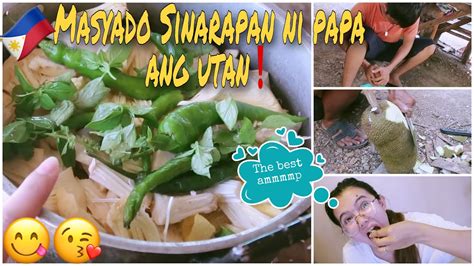 nagaagawan si Papa at Tita Sarah sa sobrang sarap ng.